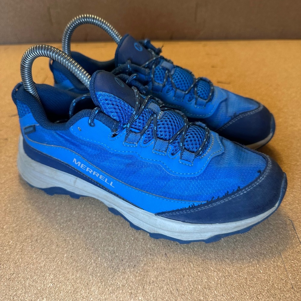 Merrell Nova 2 Blue Waterproof Hiking‎ Sneakers Mens 4.5 MK265940 Outdoor Shoes